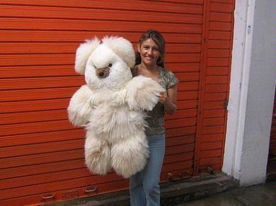 100 cm high alpaca fur Teddy Baer