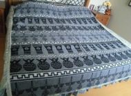 Bedspread, blanket made of alpaca wool, Peruvian Inca Designs