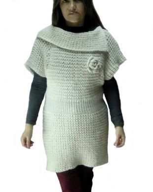 knitted dress alpaca wool